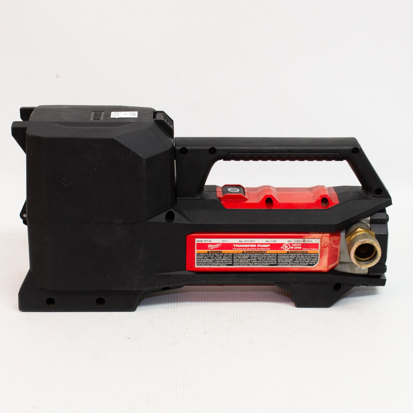 Milwaukee 2771-20 M18 Cordless Transfer Pump