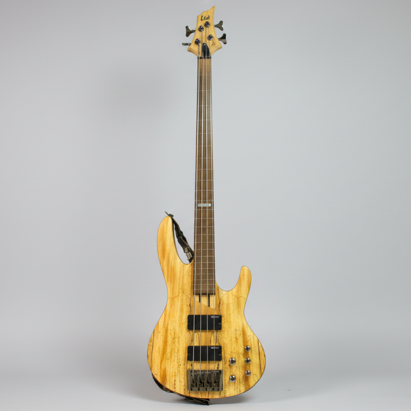 ESP LTD B-204SML Fretless Electric Bass Guitar - Natural