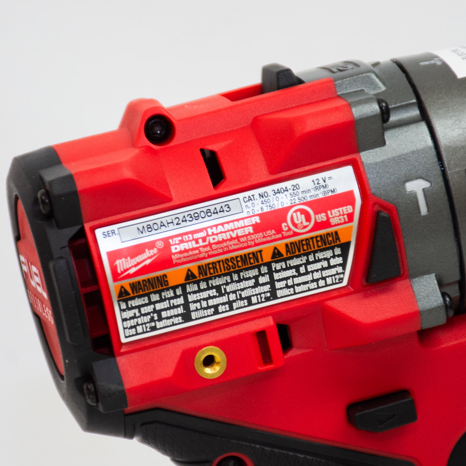 Milwaukee 3404-20 Hammer Drill/Driver & 3453-20 Impact Driver Bundle