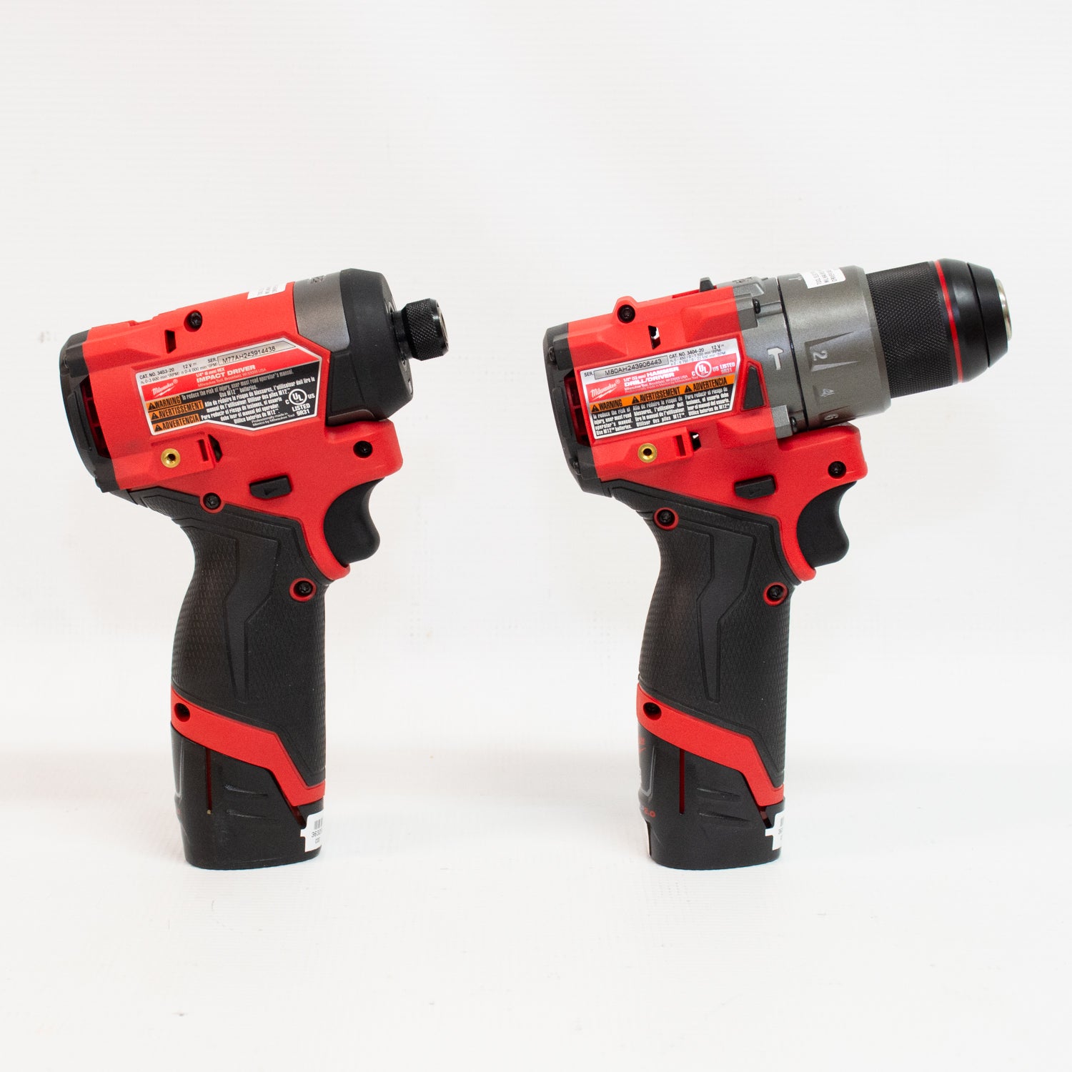 Milwaukee 3404-20 Hammer Drill/Driver & 3453-20 Impact Driver Bundle