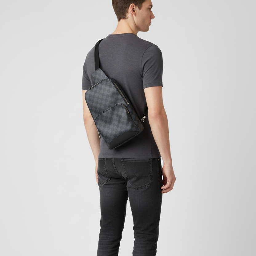 Louis Vuitton N41719 Damier Graphite Ave Sling Bag