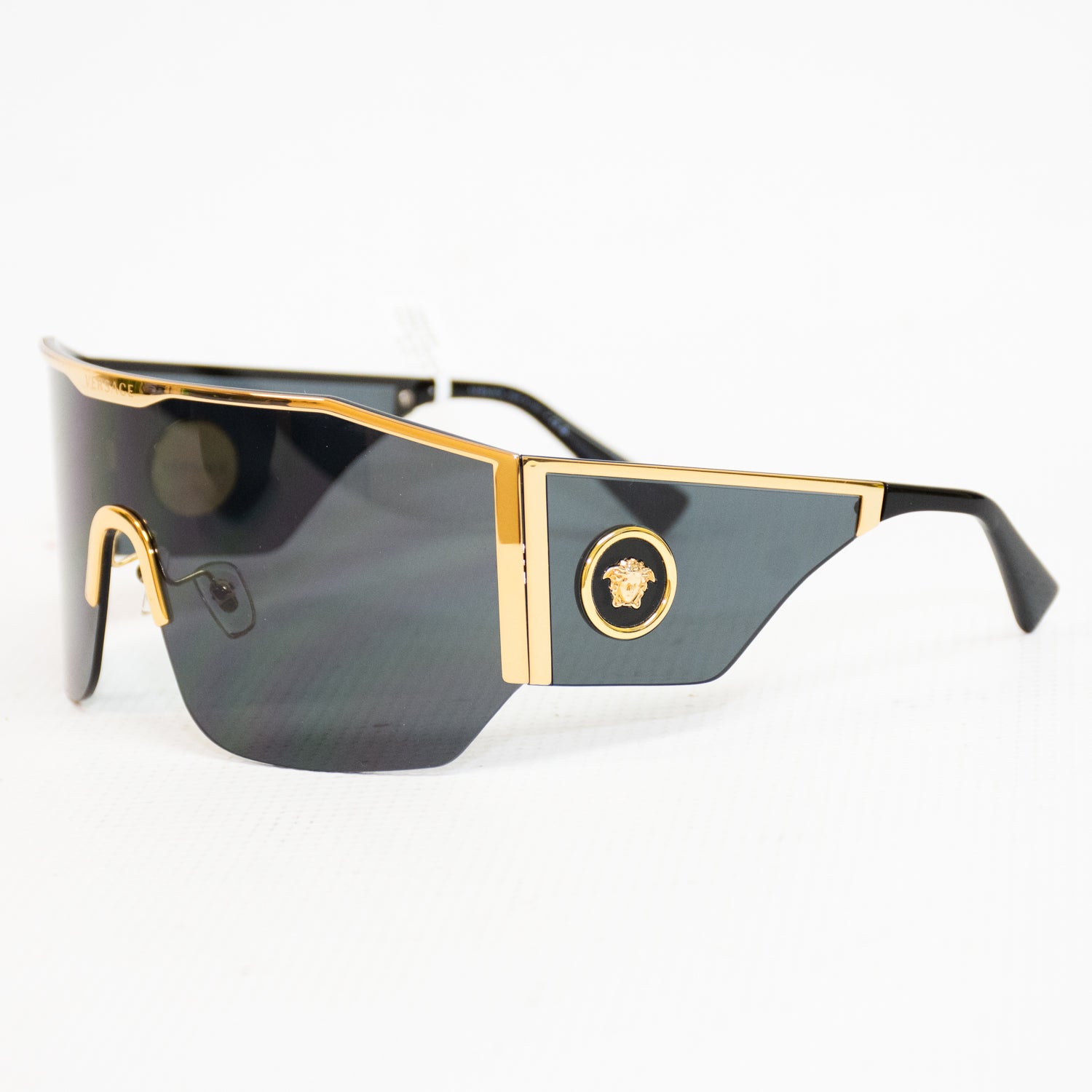 Versace 2220 Black & Gold Sunglasses