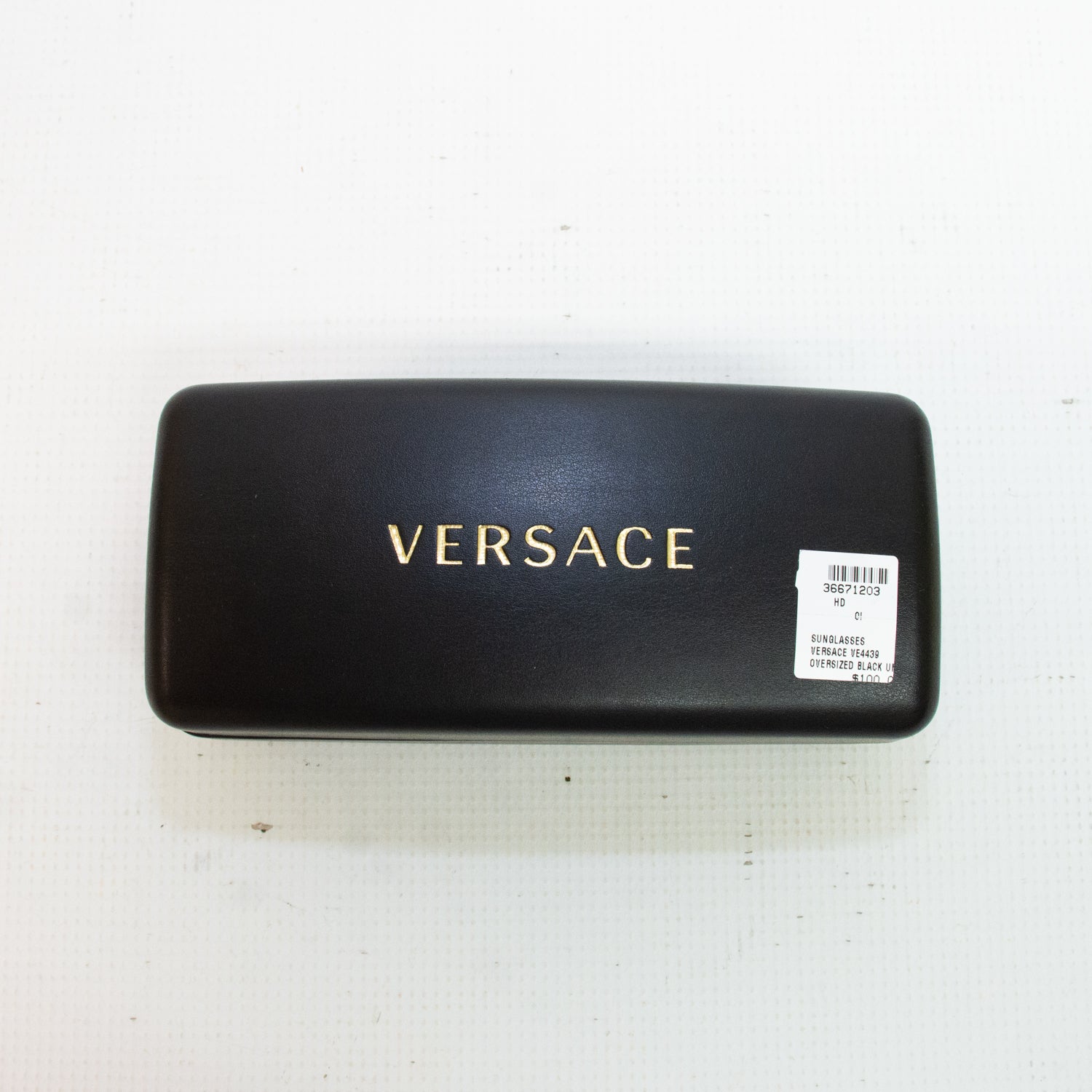Versace VE4439 Oversized Black Unisex Sunglasses