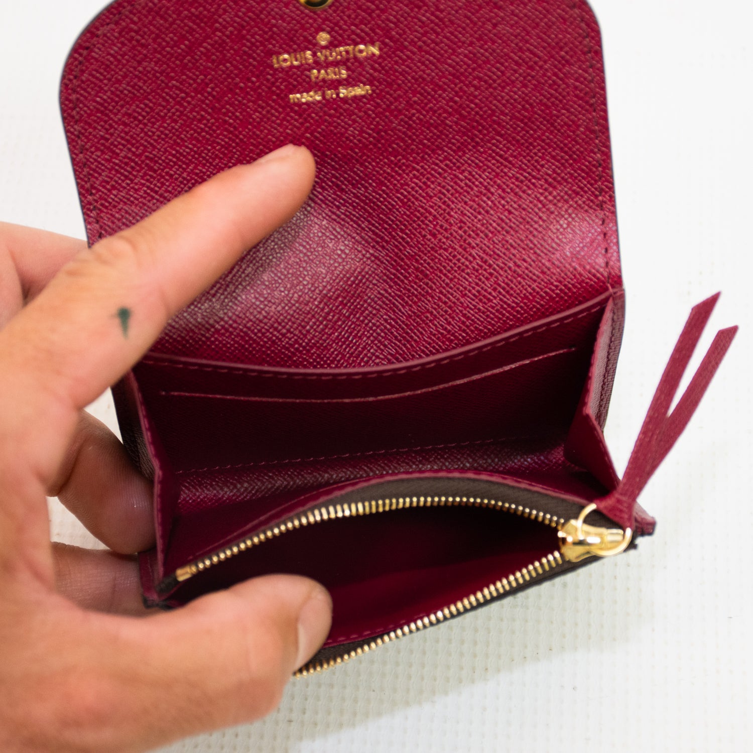 Louis Vuitton Brown Rosali Bifold Wallet - M41939