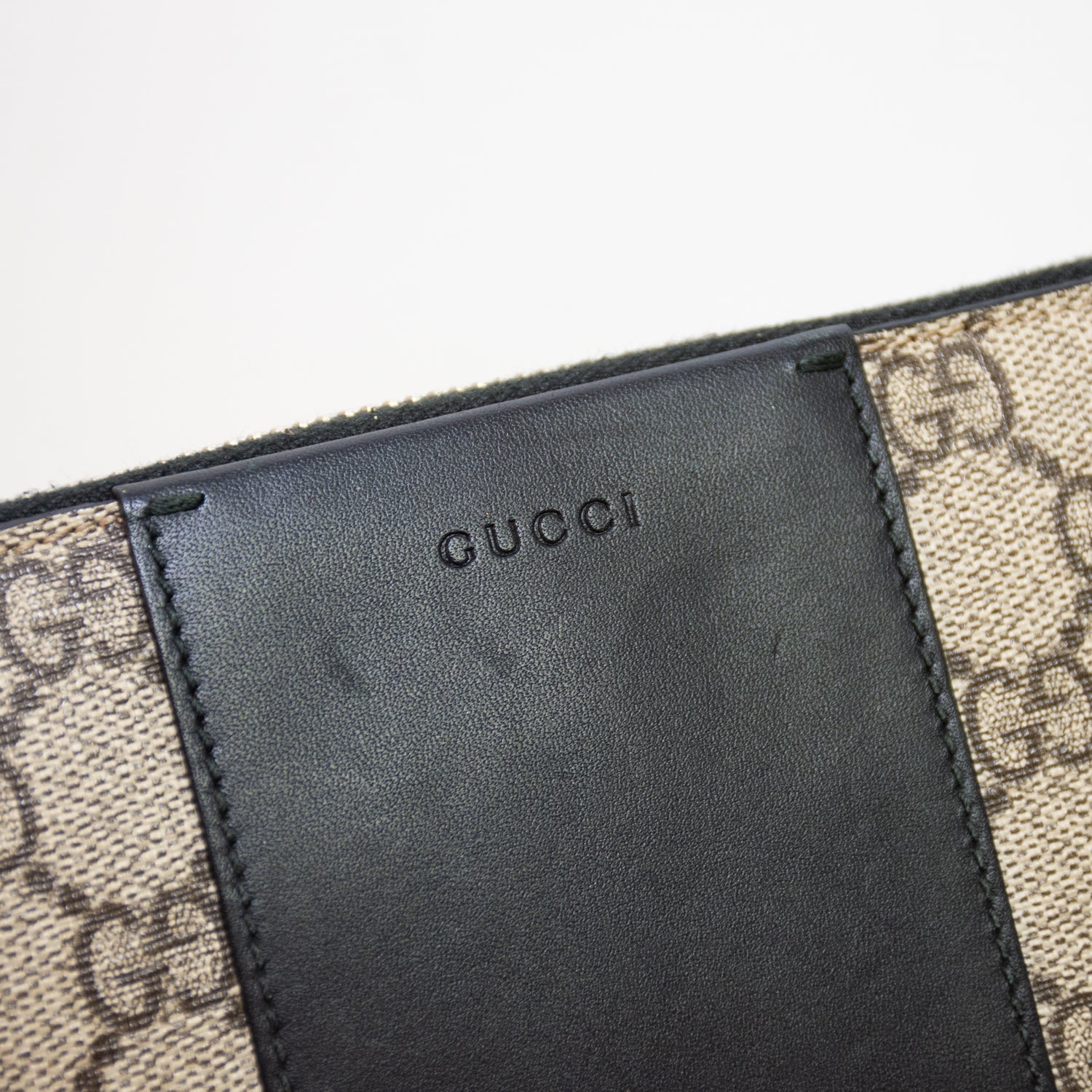Gucci Brown/Black Zip Around Wallet - 451249