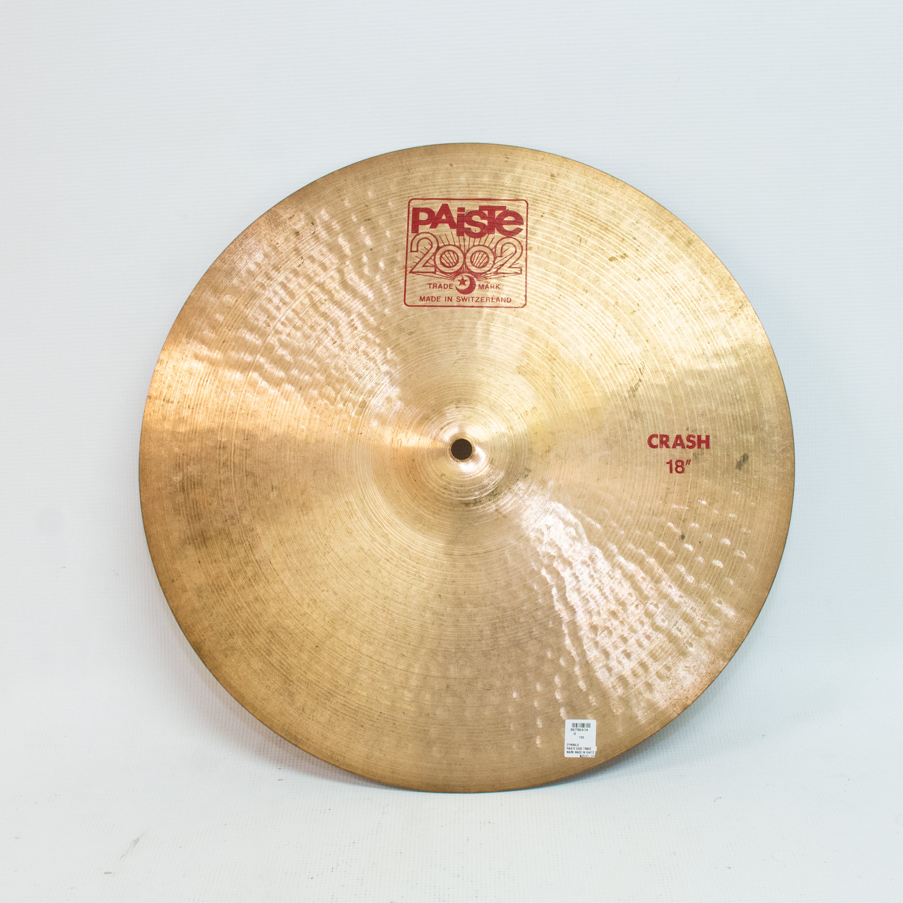 Paiste 2002 Trade Mark 18