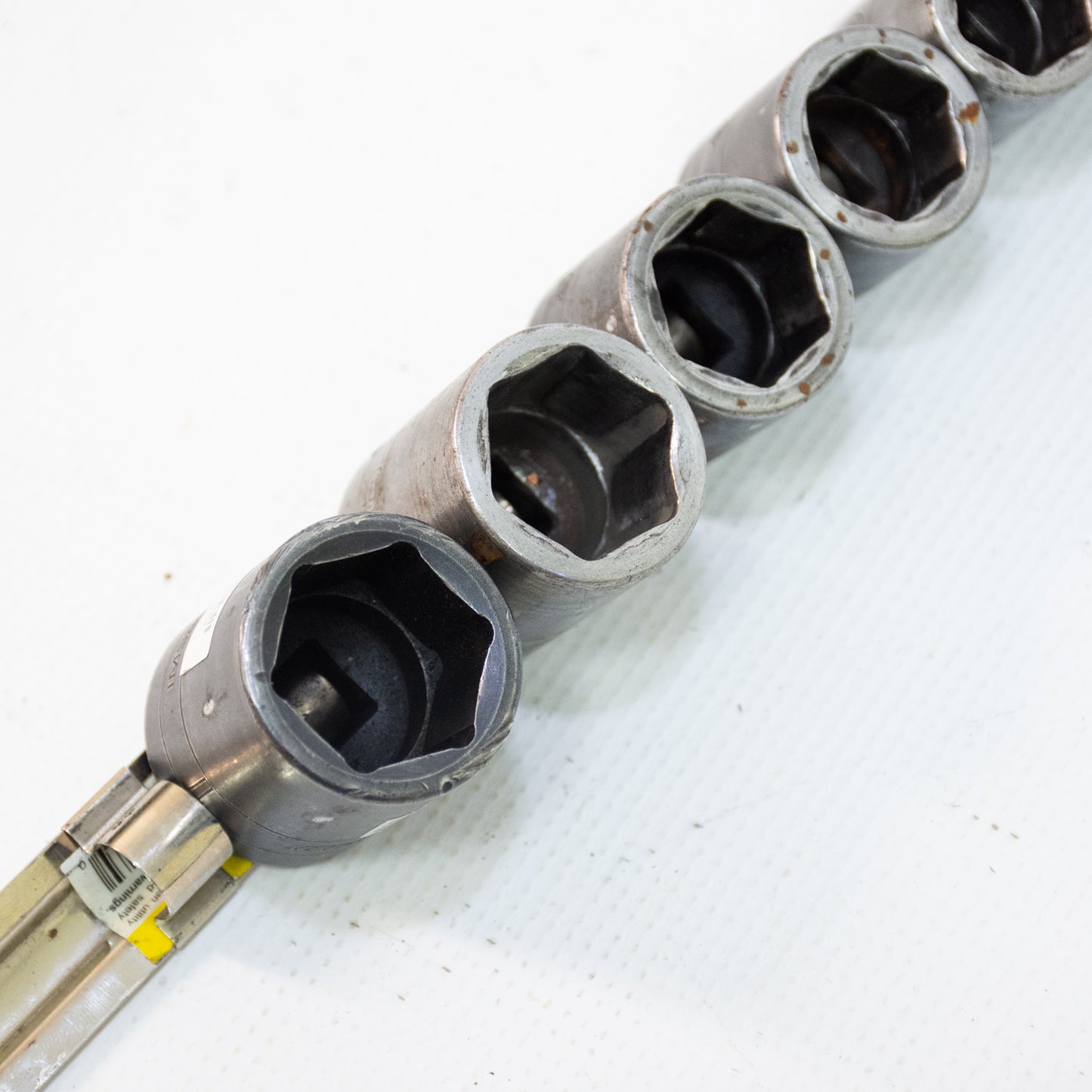 Snap-on 311IMYA 11pc 1/2" Drive 6-Point SAE Flank Drive Shallow Impact Socket Set