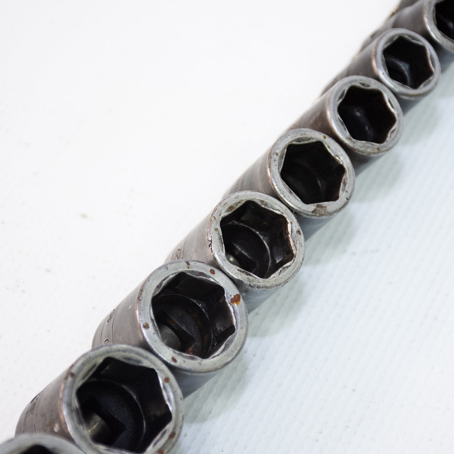 Snap-on 311IMYA 11pc 1/2" Drive 6-Point SAE Flank Drive Shallow Impact Socket Set