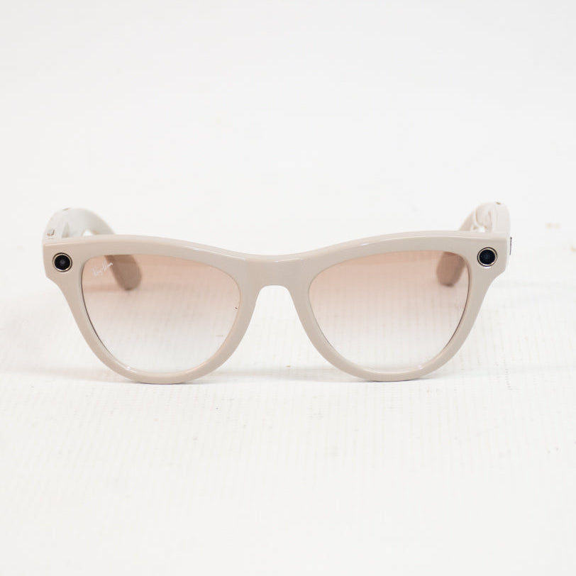 RayBan Meta Skyler Grey Frame - Dark Lens - Ai Sunglasses - RW4010