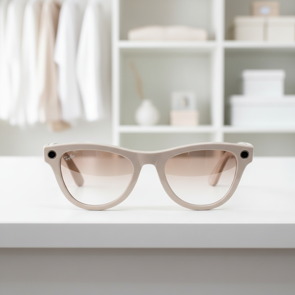 RayBan Meta Skyler Grey Frame - Dark Lens - Ai Sunglasses - RW4010