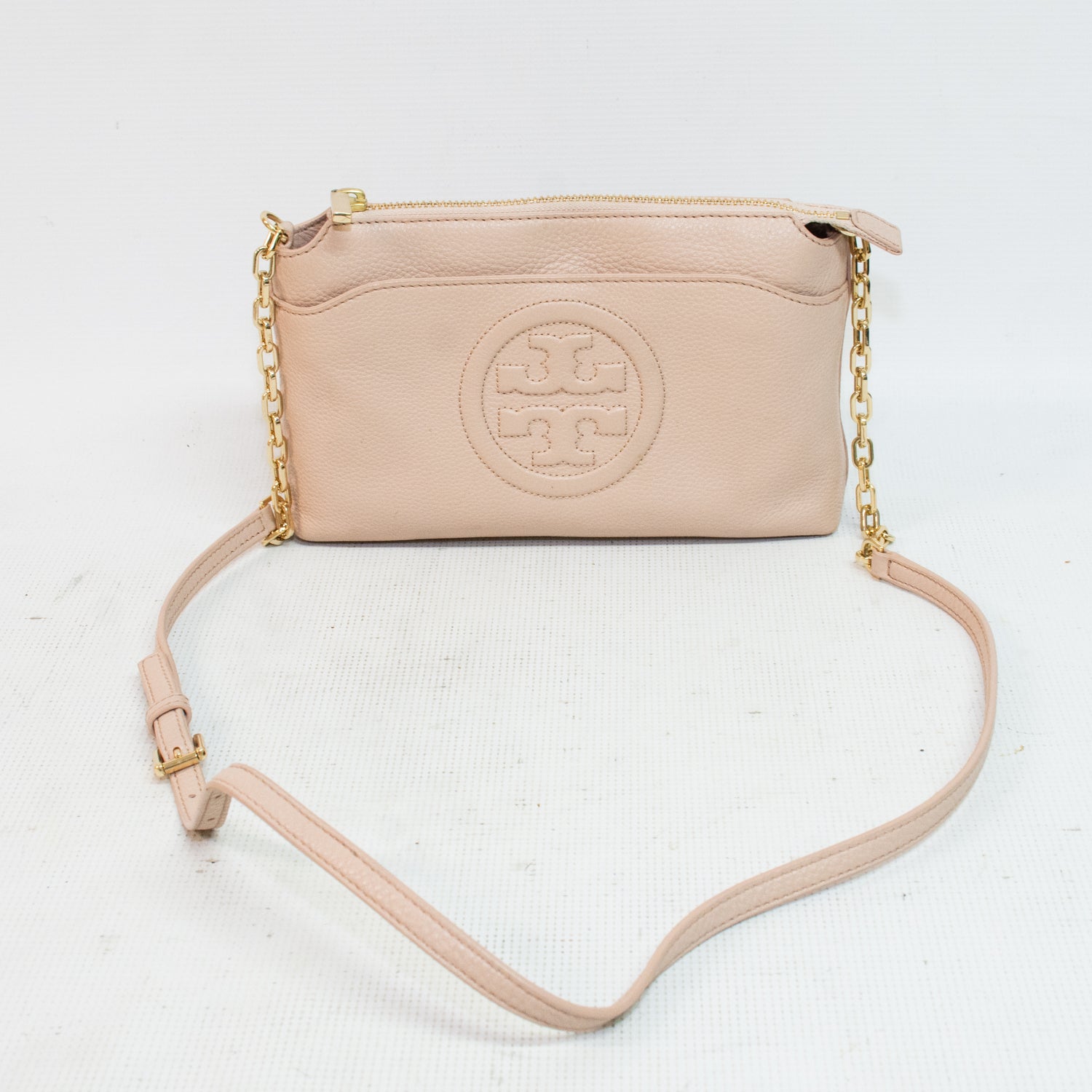 Tory Burch Bombe Light Pink Cross Body Purse