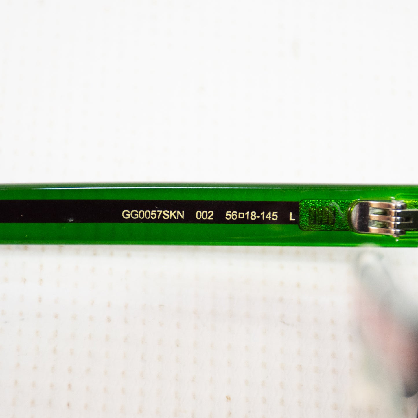 Gucci Black Green Green Sunglasses - GG0057SKN