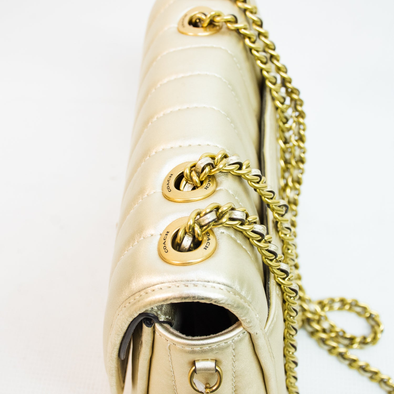 Coach C6630 Restored Madison Shoulder Bag - Metallic Quilt