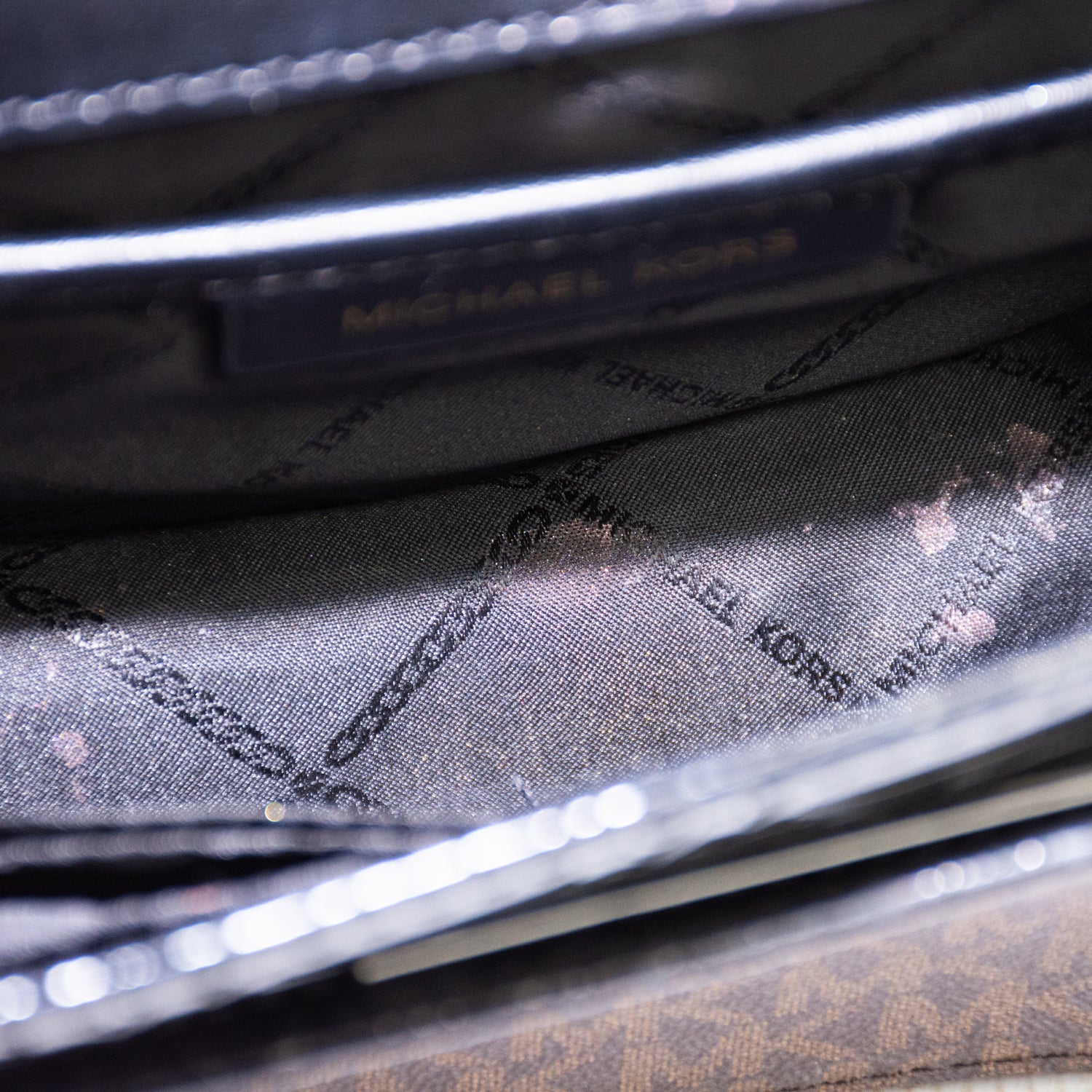 Michael Kors Heather Logo Cross Body Bag