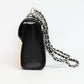 Michael Kors Rose Black Multi MD Flap Shoulder Bag - 35F0SXOL2L