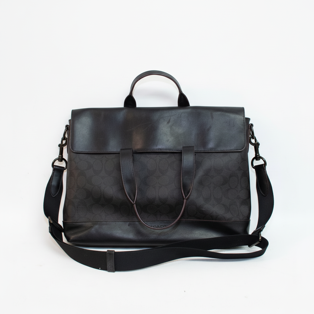 Coach 4190 Hamilton Portfolio Briefcase - Black