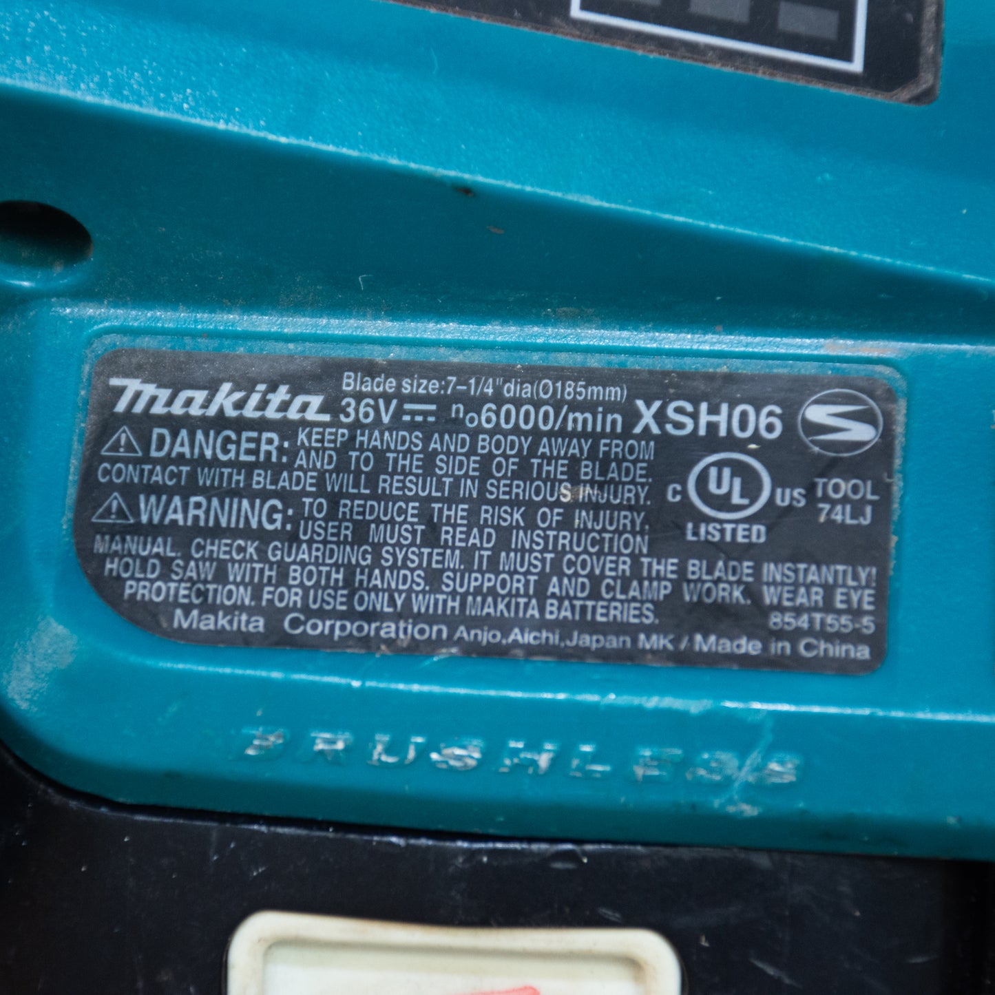 Makita XSH06 18V X2 LXT 36V Brushless 7-1/4" Circular Saw