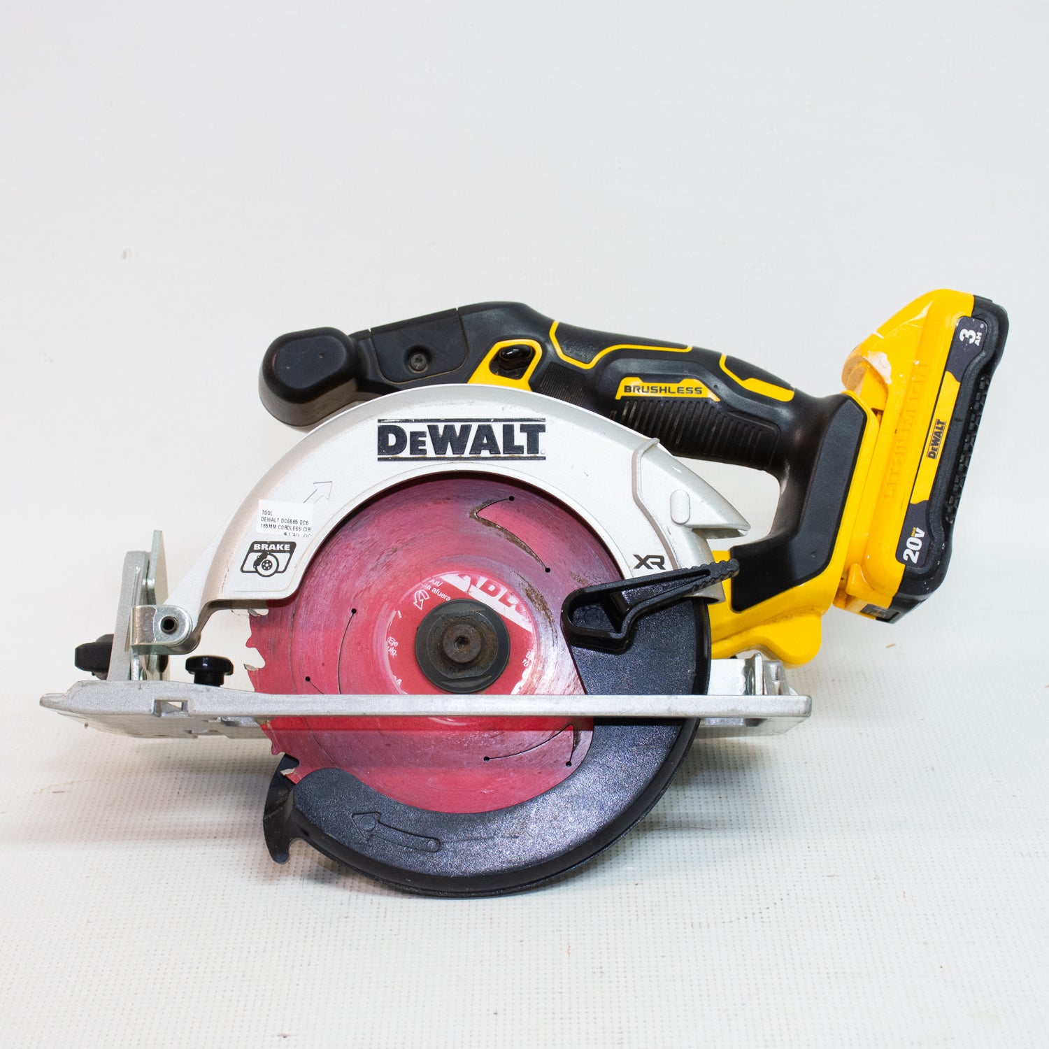 DEWALT DCS565 165MM XR Brushless Cordless Circular Saw