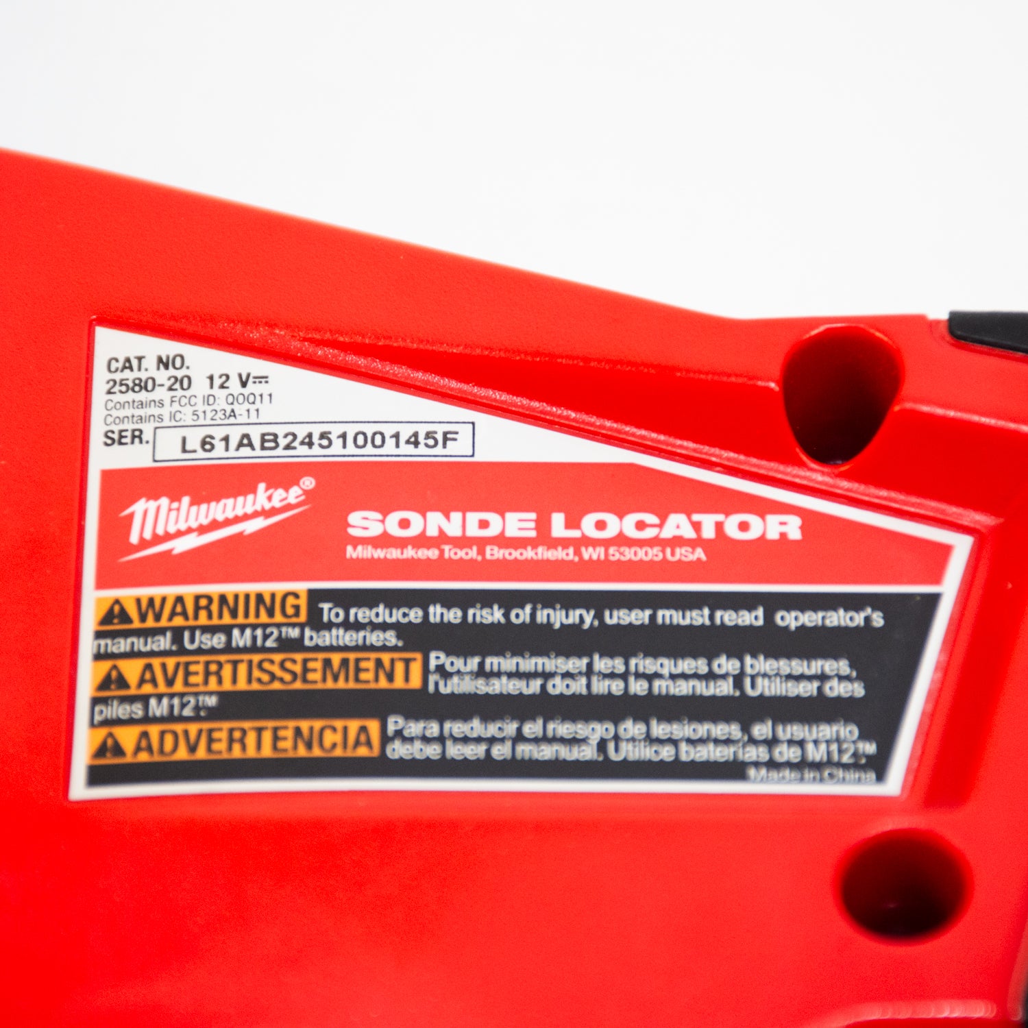 Milwaukee 2580-20 M12 Sonde Locator Tool