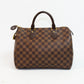 Louis Vuitton Speedy 30 Damier Ebene Canvas Handbag