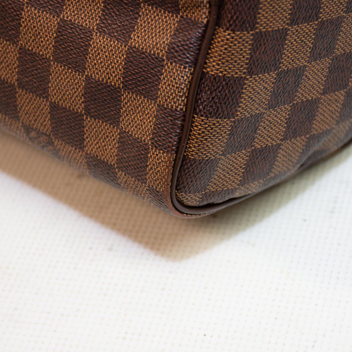 Louis Vuitton Speedy 30 Damier Ebene Canvas Handbag
