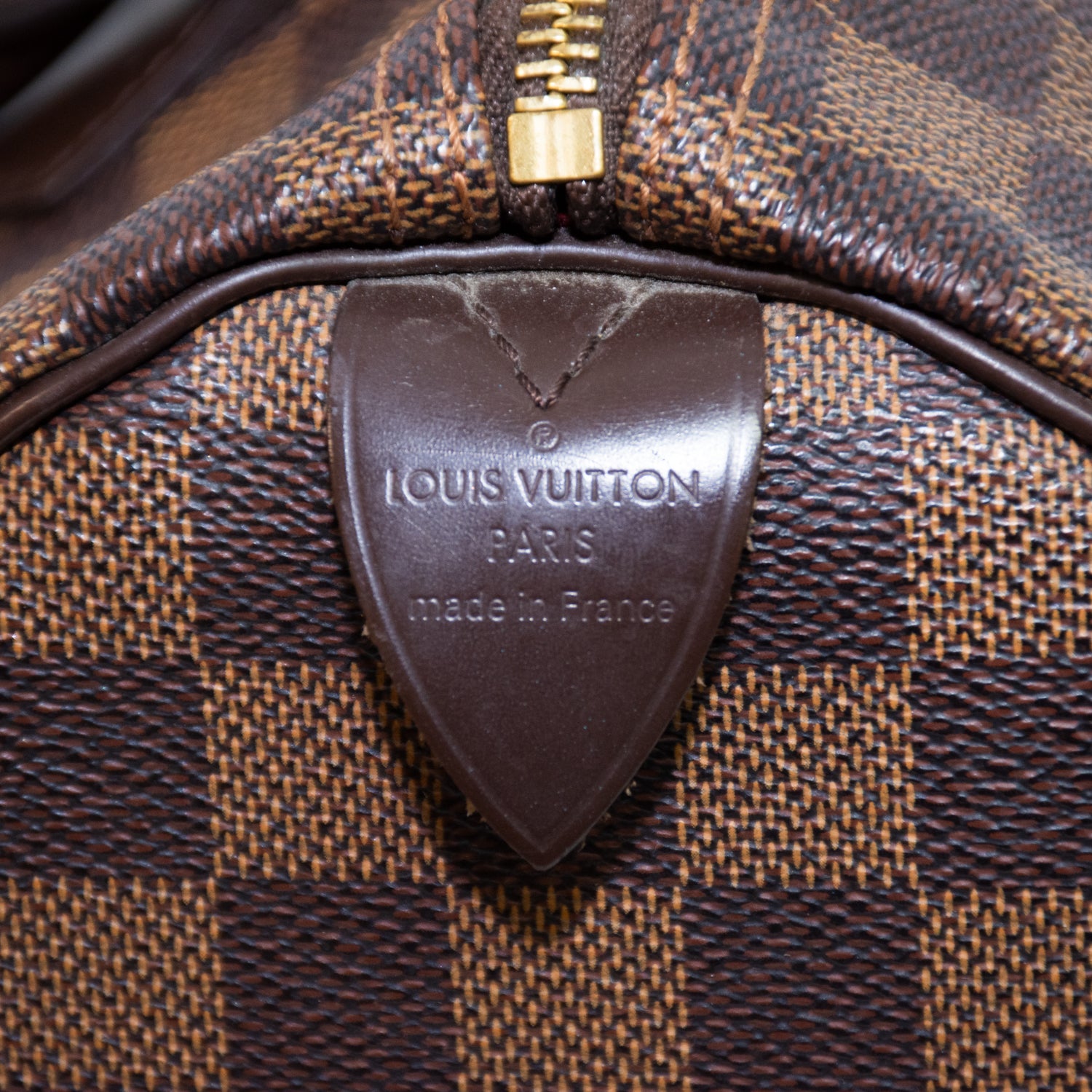Louis Vuitton Speedy 30 Damier Ebene Canvas Handbag
