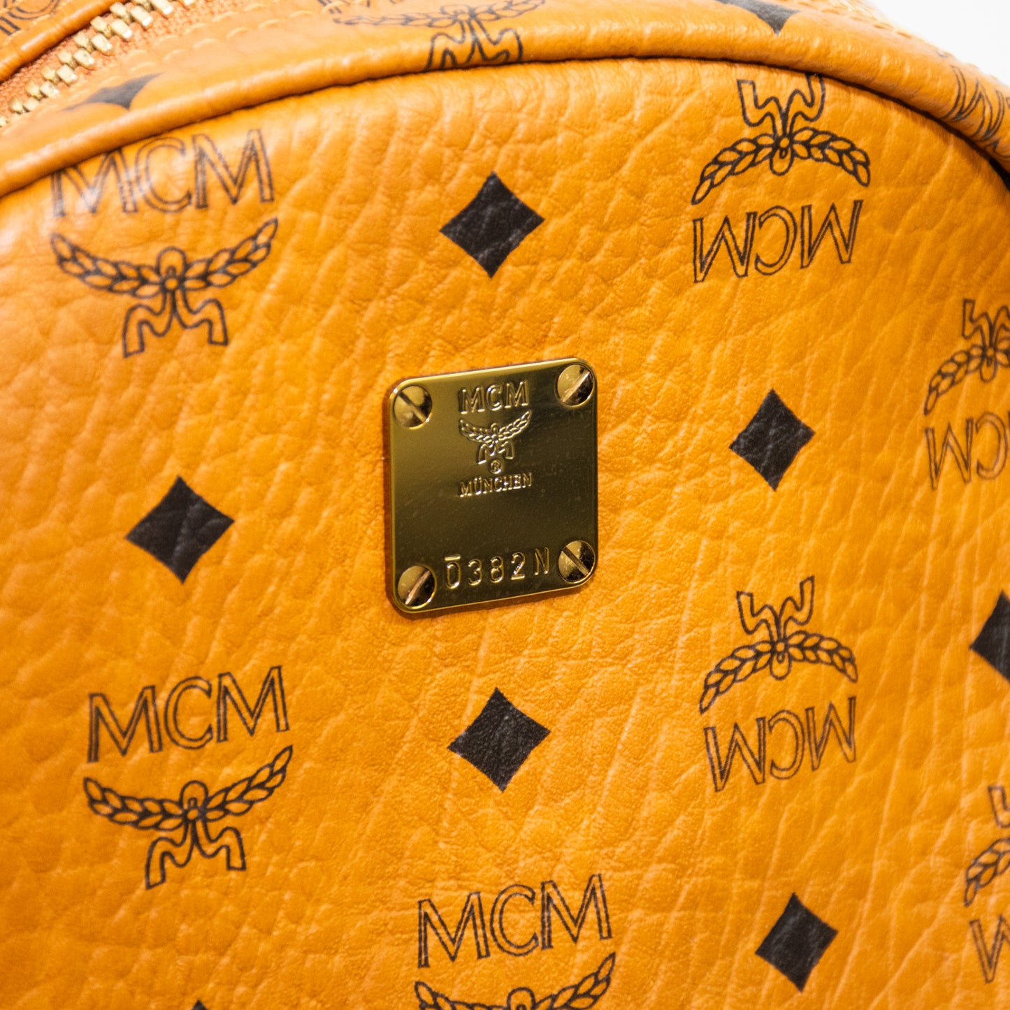 MCM Stark VIsetos Side Studs Medium Backpack - MMKSVE38CO001