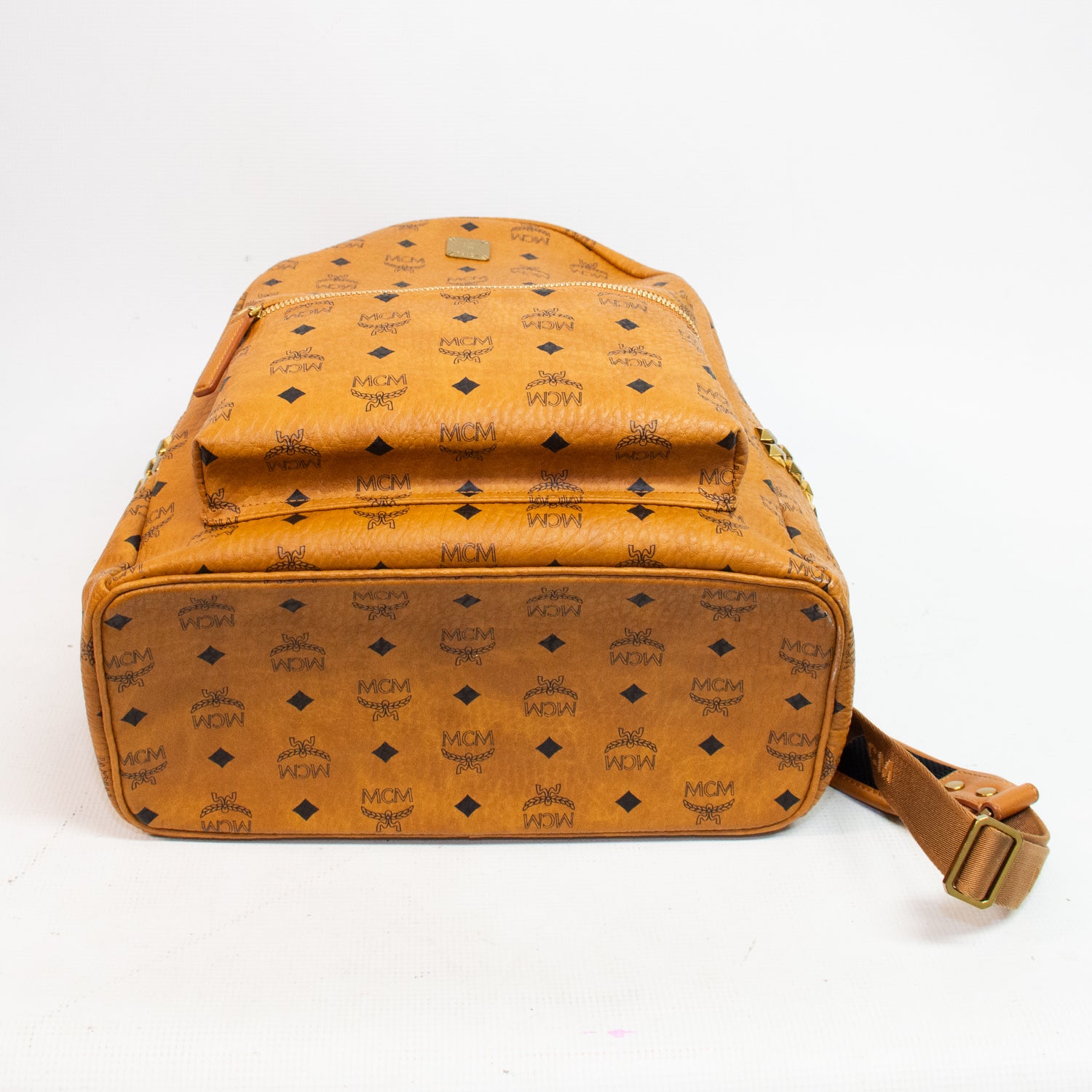 MCM Stark VIsetos Side Studs Medium Backpack - MMKSVE38CO001