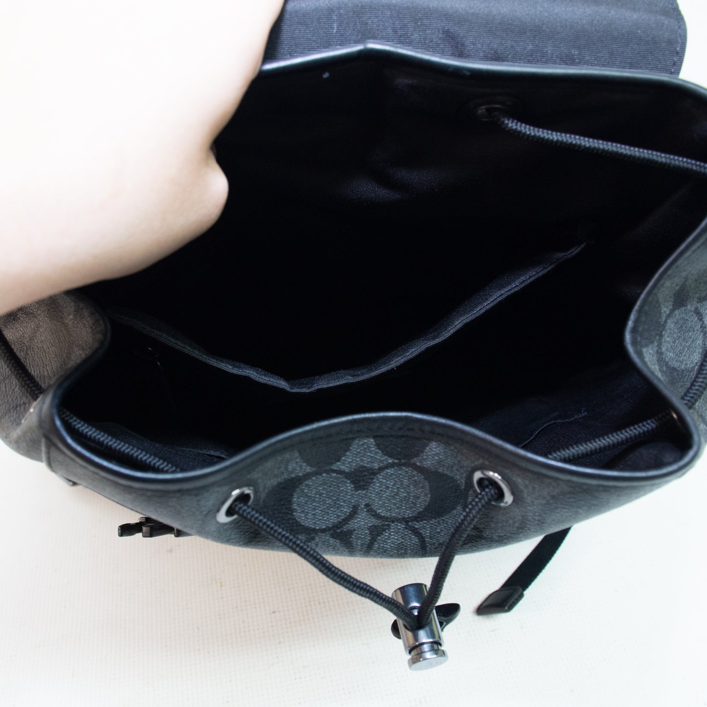 Coach GB Track Signature Canvas Backpack