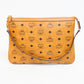 MCM Visetos Leather Tote Pouch