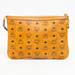 MCM Visetos Leather Tote Pouch