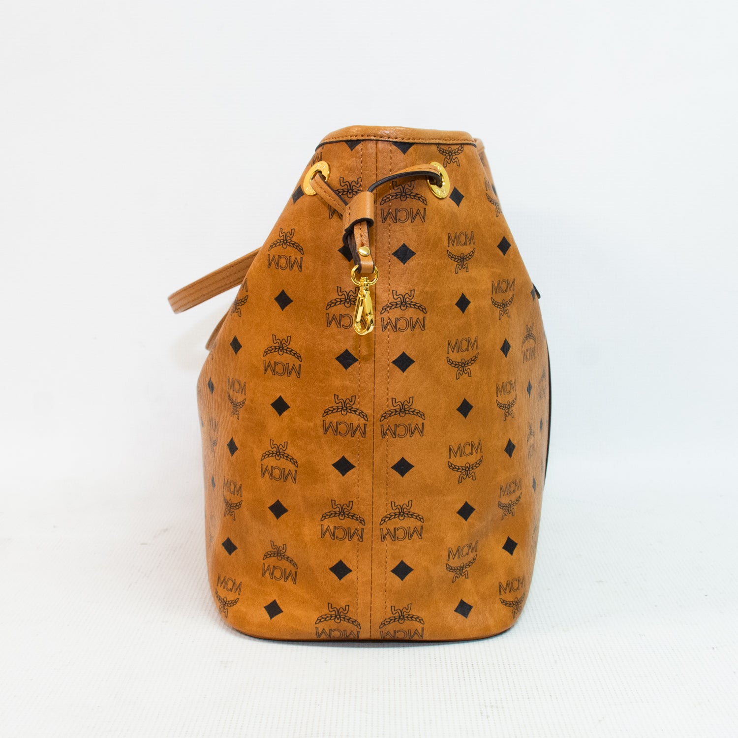 MCM Visetos Liz Reversible Shopper Tote