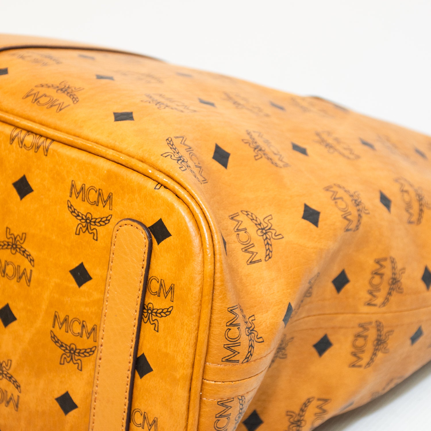 MCM Visetos Liz Reversible Shopper Tote