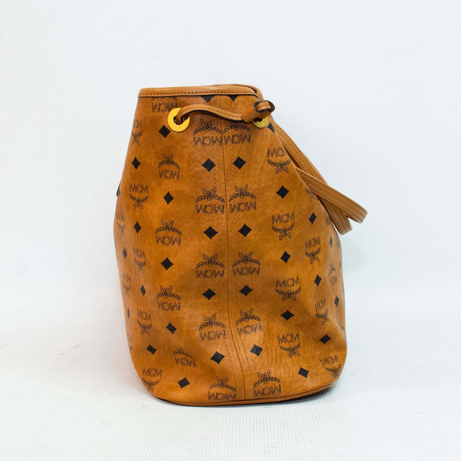 MCM Visetos Liz Reversible Shopper Tote