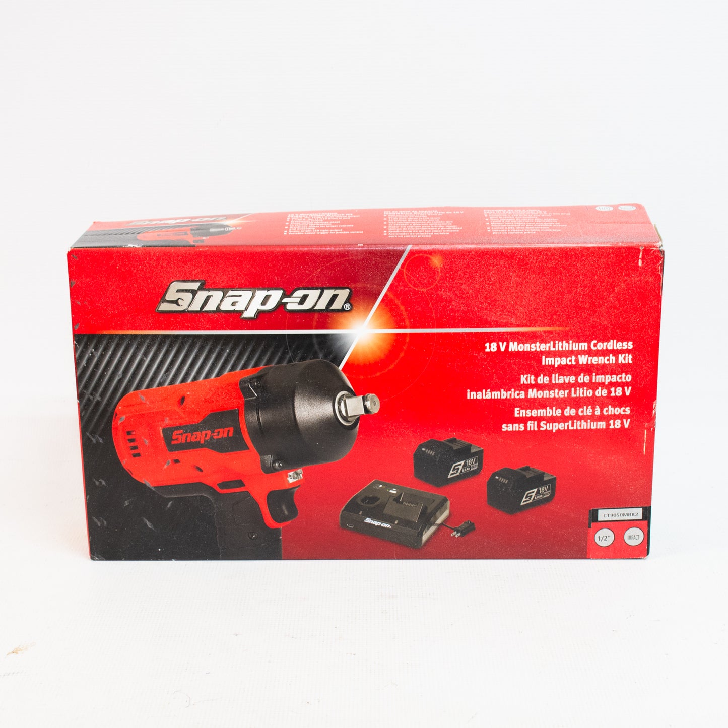 Snap-on CTC131A 18V MonsterLithium 1/2" Cordless Impact Wrench Kit