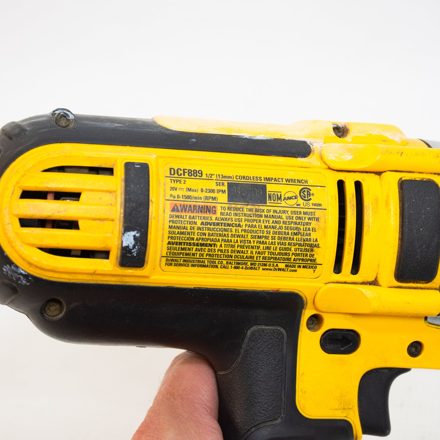 DEWALT DCF889 20V Max 1/2" Cordless Impact Wrench