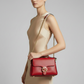 Gucci 510302 Red Interlocking G Chain Shoulder Bag