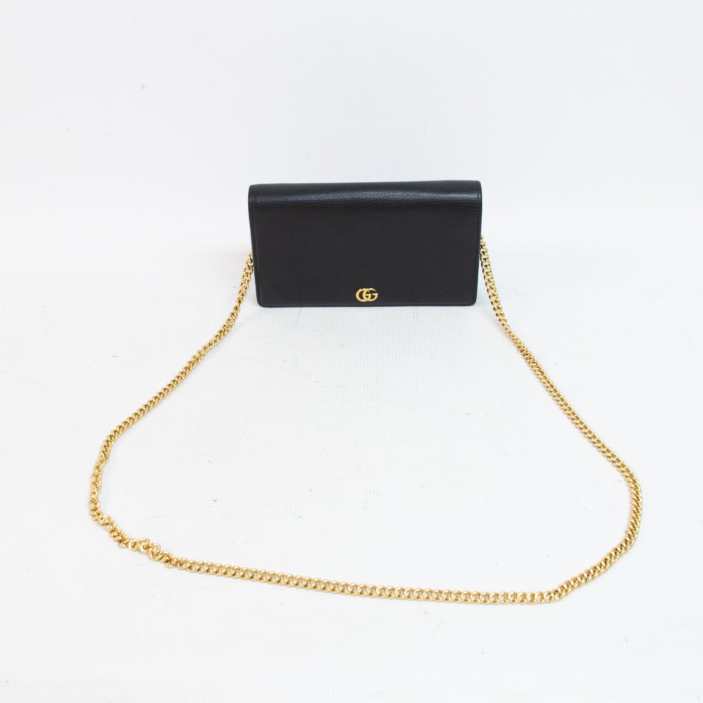 Gucci GG Marmont Black Chain Wallet - 497985
