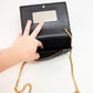 Gucci GG Marmont Black Chain Wallet - 497985
