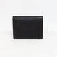 Saint Laurent Black Grain De Poudre Monogram Cassandra Chain Wallet - 635023