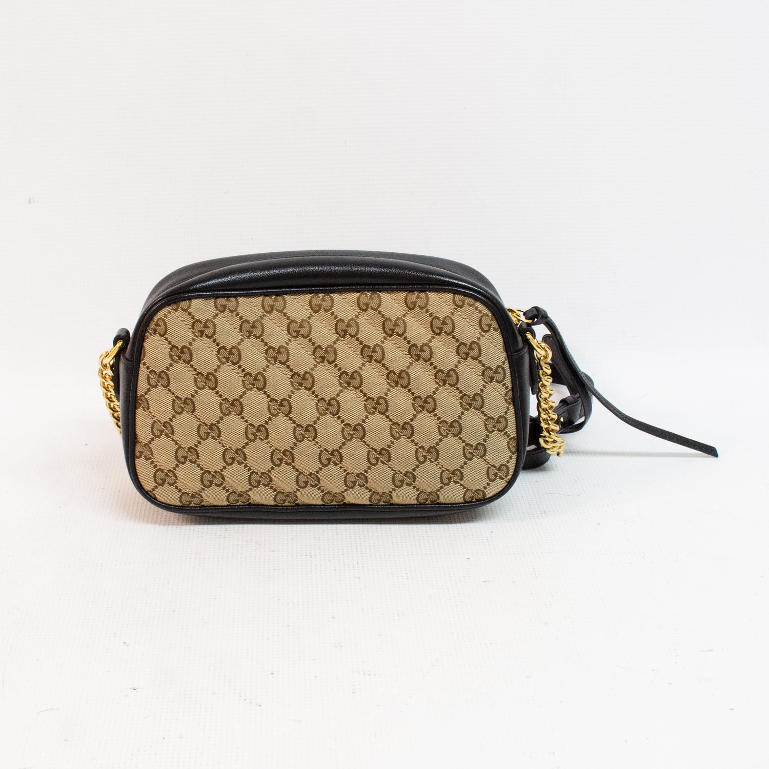 Gucci GG Marmont Beige Canvas Cross Body Bag - 447632