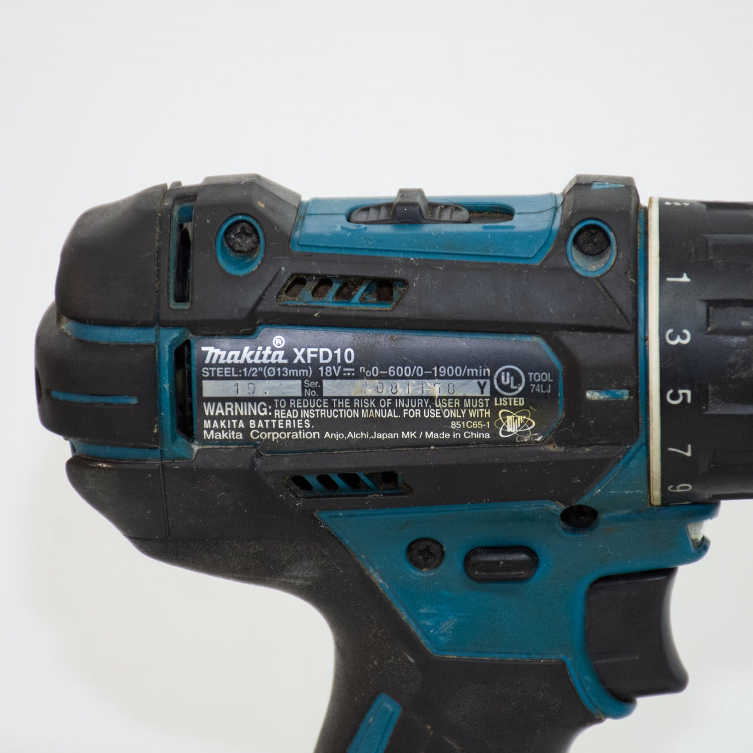 Makita XFD10 18V LXT 1/2in Cordless Driver/Drill