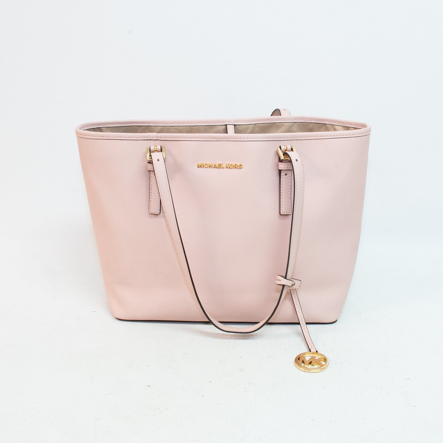 Michael Kors Saffiano Pink Large Tote - 35H7GTVT2L