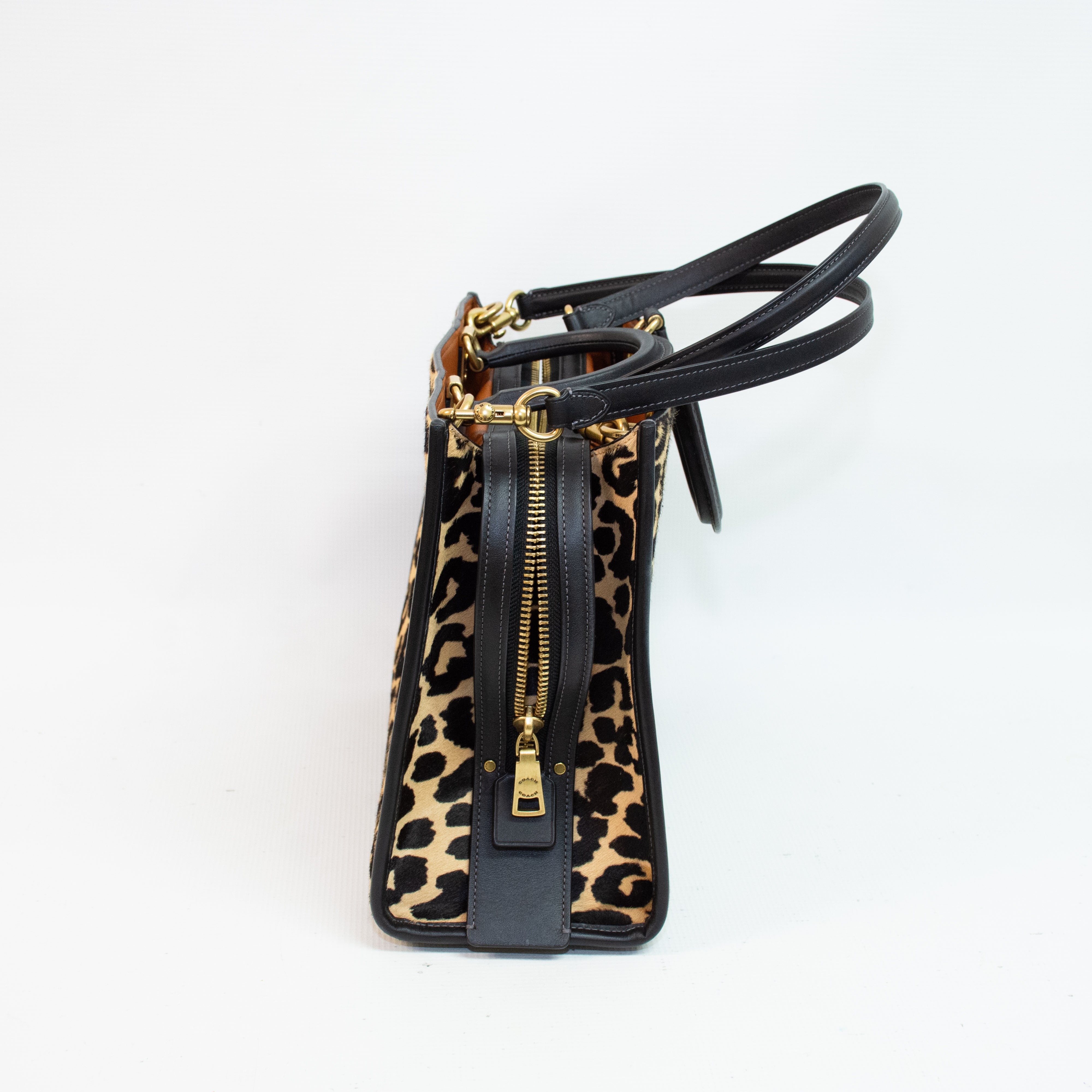Coach CN980 Calf Hair Rogue 31 Wild Beast Print Handbag