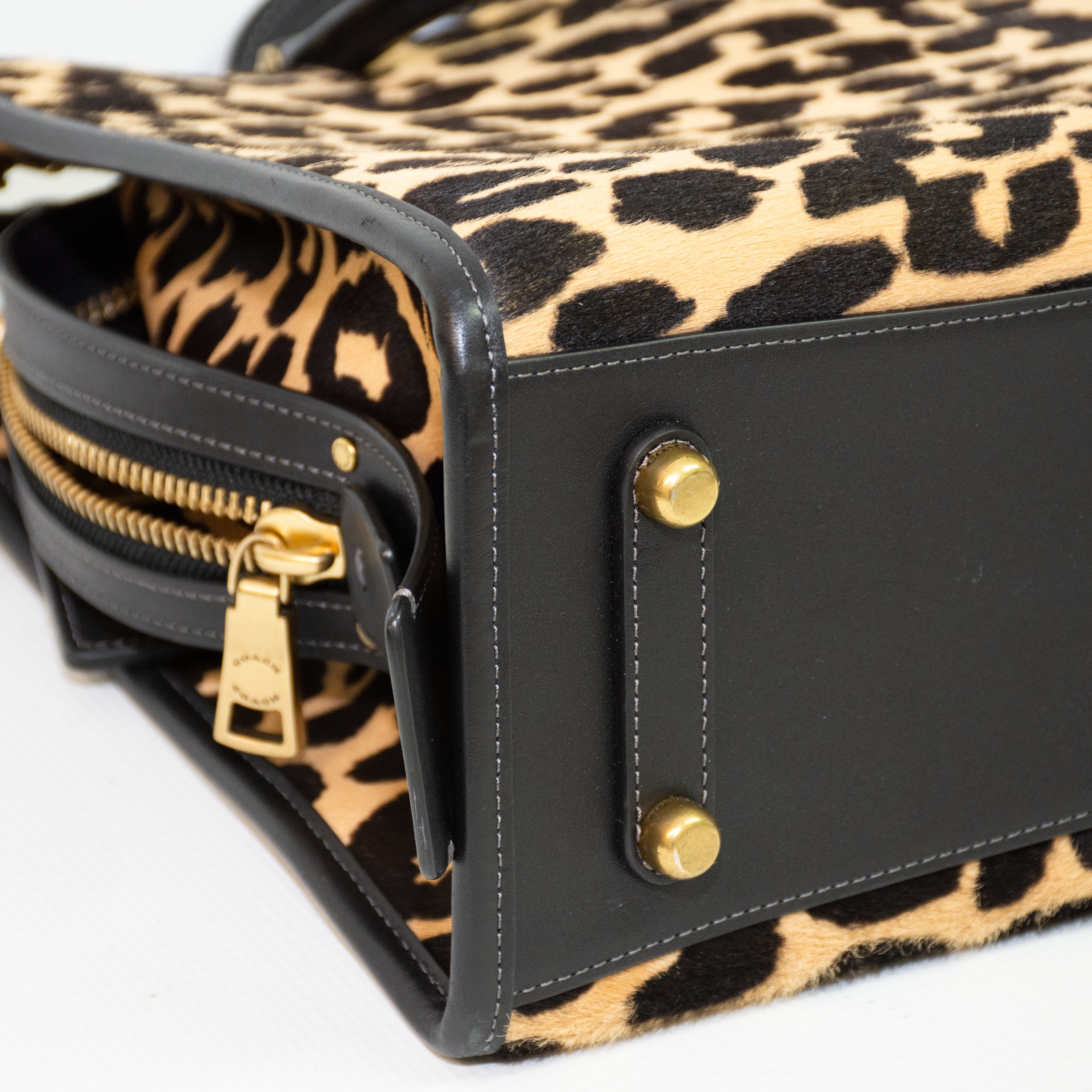 Coach CN980 Calf Hair Rogue 31 Wild Beast Print Handbag