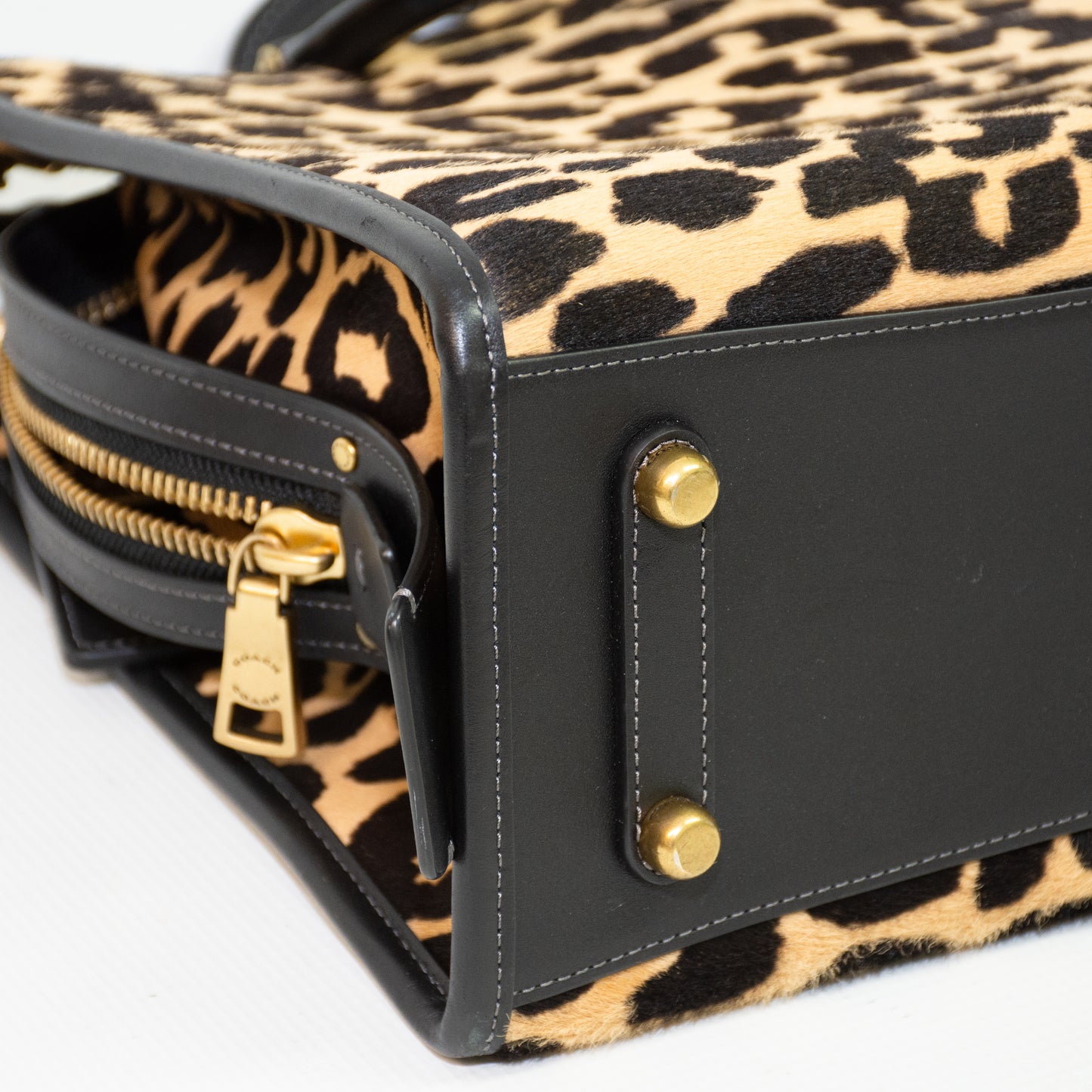 Coach CN980 Calf Hair Rogue 31 Wild Beast Print Handbag