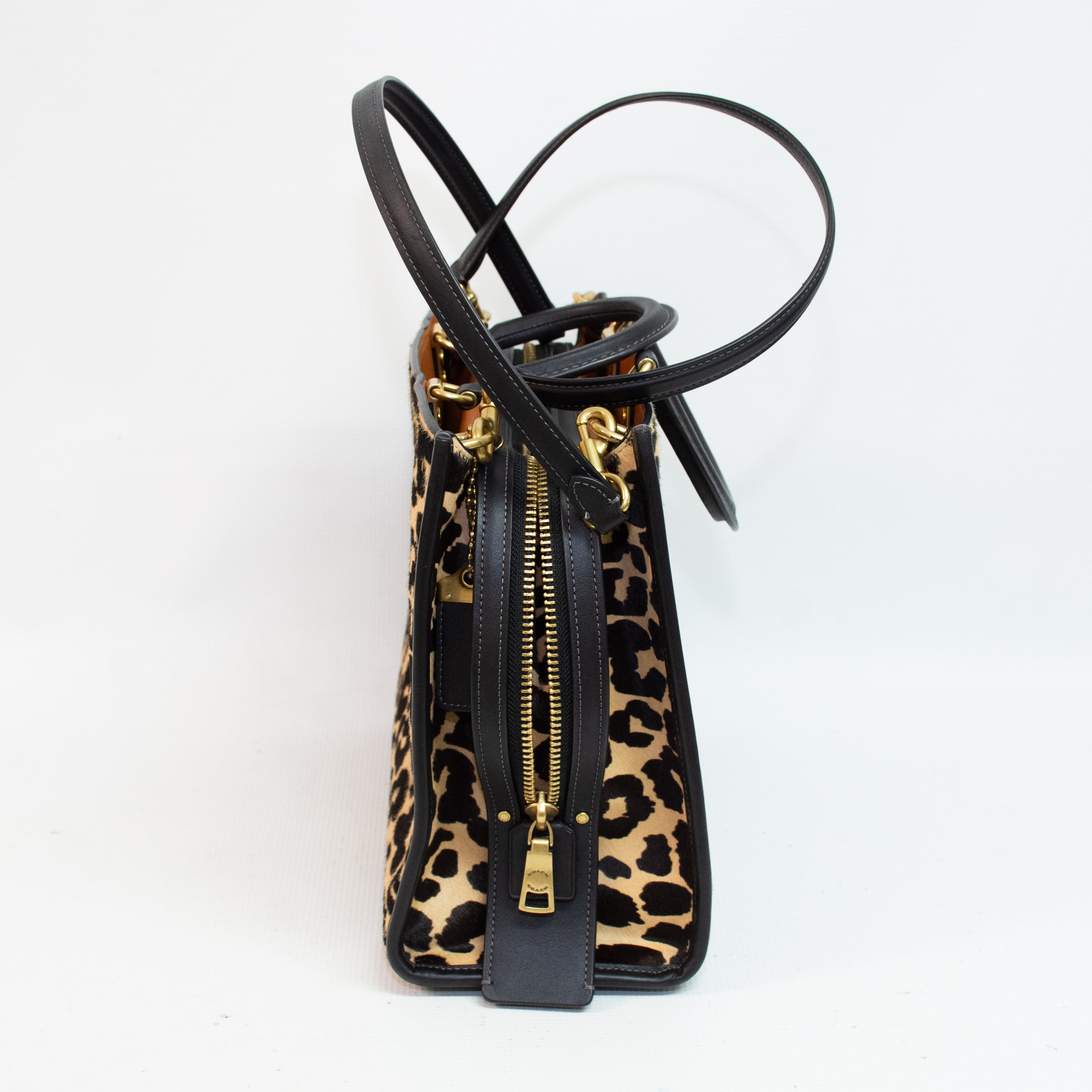 Coach CN980 Calf Hair Rogue 31 Wild Beast Print Handbag