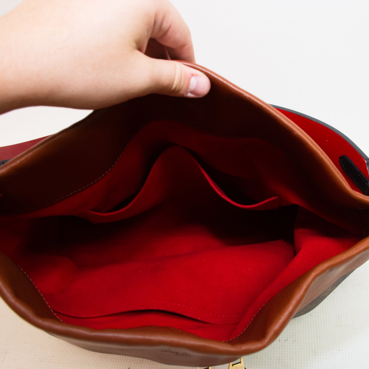 Louis Vuitton Brown Monogram Hobo Bag - M43155