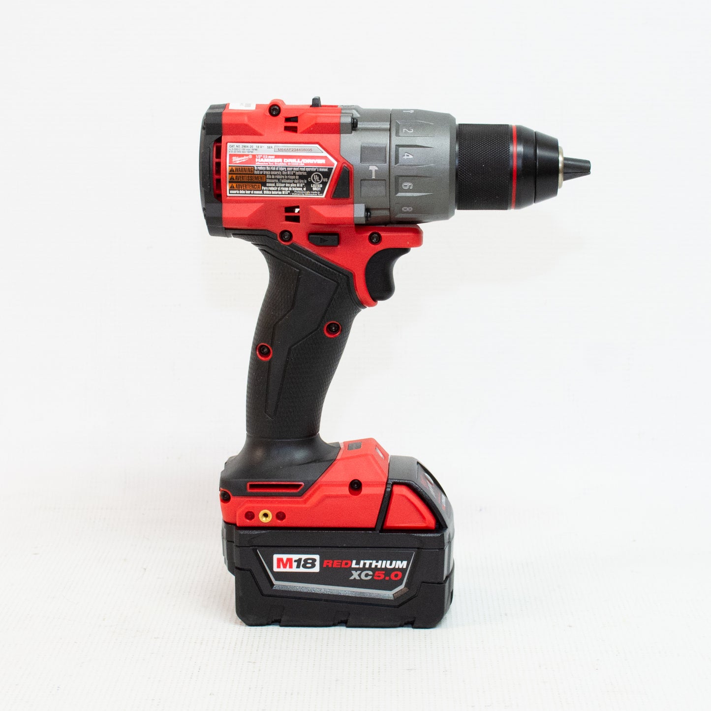 Milwaukee 3697-22 M18 FUEL™ 2-Tool Combo Kit, 1/2" Hammer Drill/Driver & 1/4" Hex Impact Driver