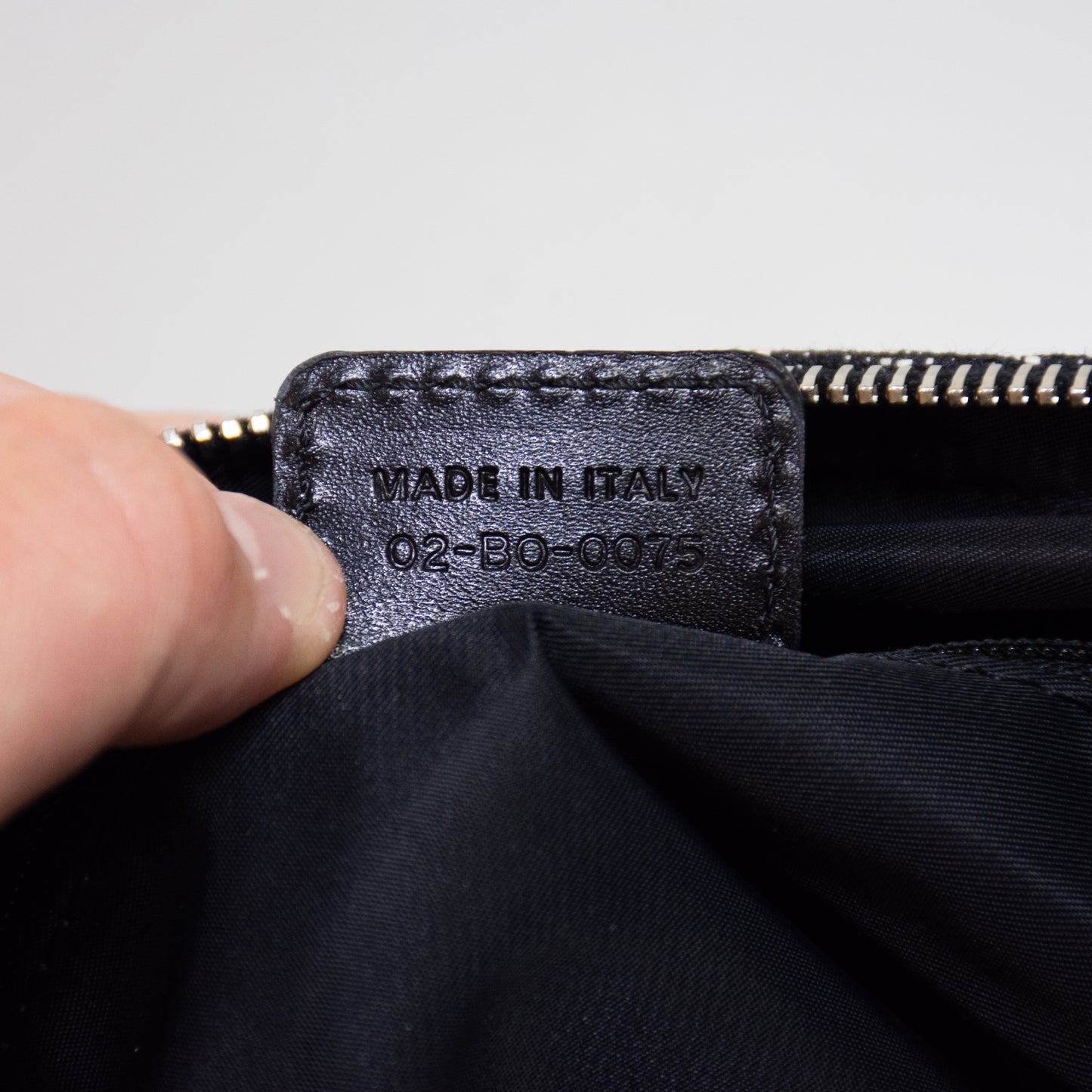 Christian Dior Vintage Trotter Boston Bag - Black / Grey